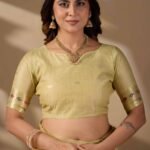 Pista Green Paithani Cotton Saree - view 6