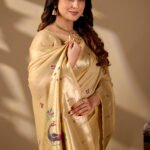 Beige Paithani Cotton Saree - view 5