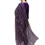 Royal Purple Rayon Kurta Set with dupatta by Noir and Grace